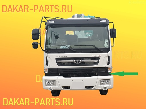 Рамка ресничка фары Daewoo Ultra Novus левая 35411-00274 35411-00270 3541100274 3541100270